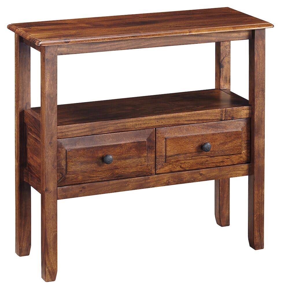 Warm Brown Accent Table Z15548