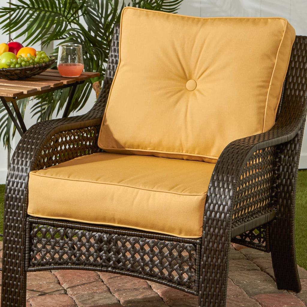 Wheat Outdoor 2-Piece Deep Seat Cushion Set P91783