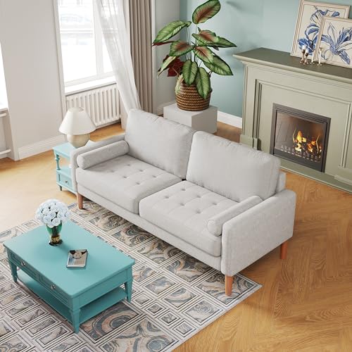 Beige Fabric Loveseat Sofa C497870