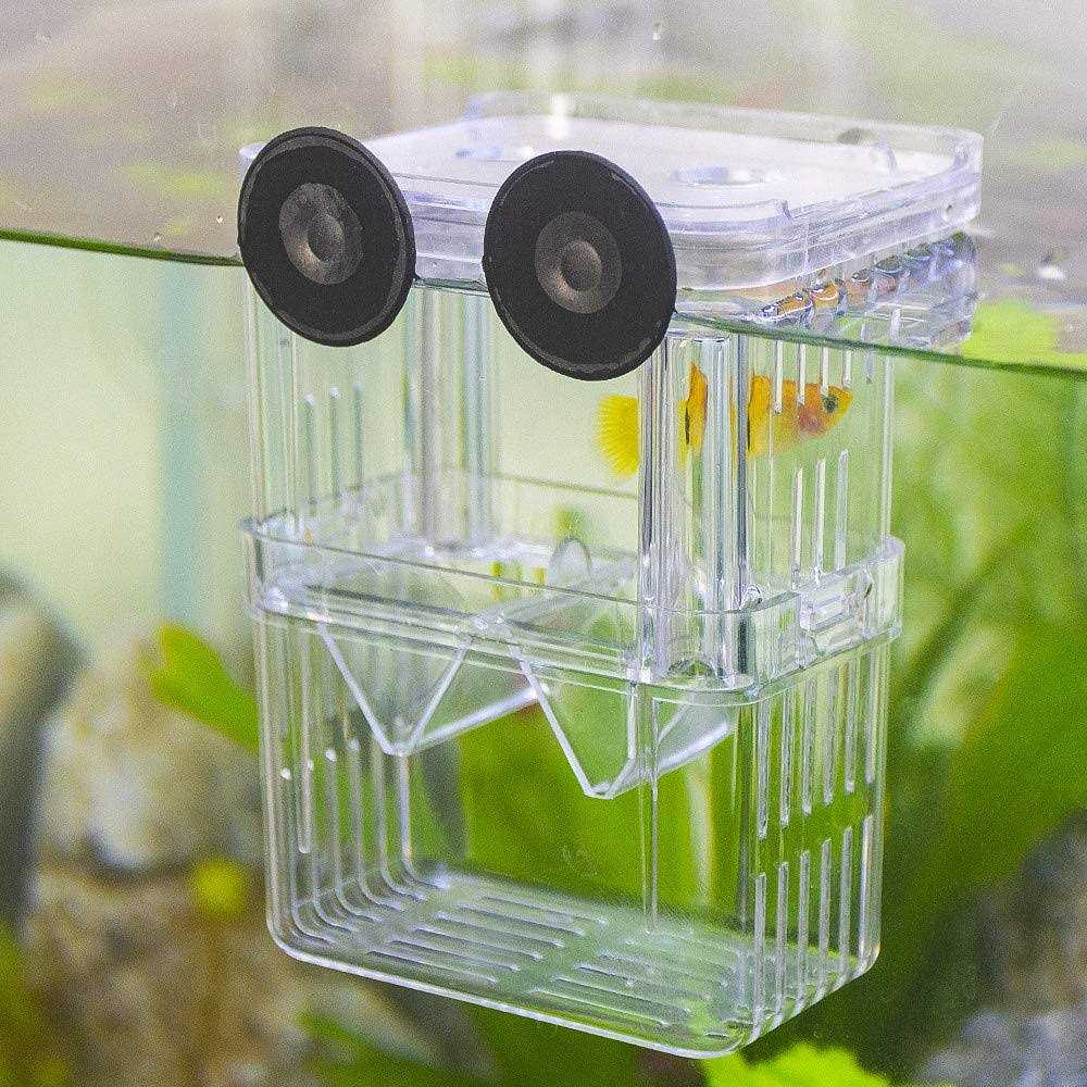 Aquarium Fish Breeder Box Plastic Isolation Hatching Incubator Box V2231