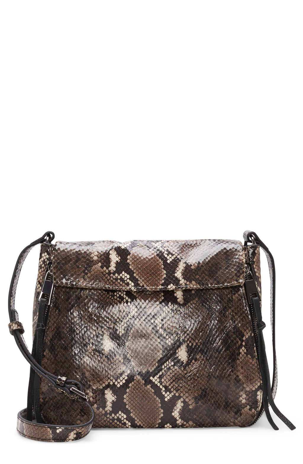 Taupe Python Large Crossbody Q274