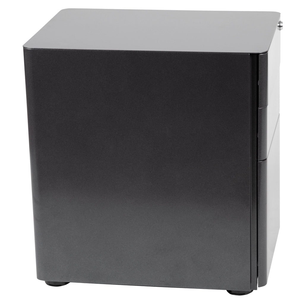 White 3-Drawer Mobile Locking Filing Cabinet O854717