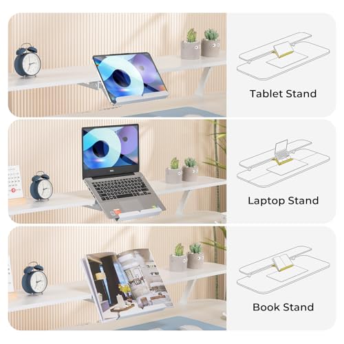 Black Electric Standing Desk with Drawers N857617