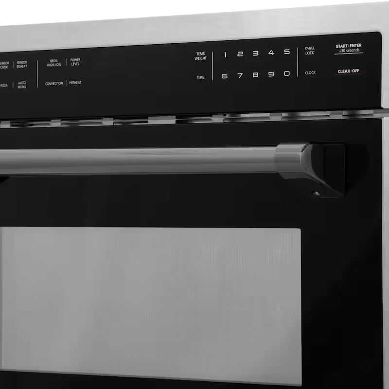 24 in. 1.6 cu. ft. Built-In Convection Microwave Oven Stainless Matte Black W9265
