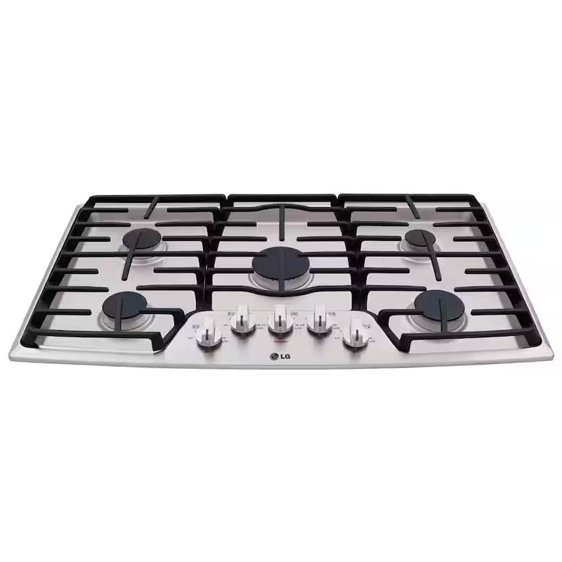 36 in. 5 Burner Stainless Steel Gas Cooktop I6738