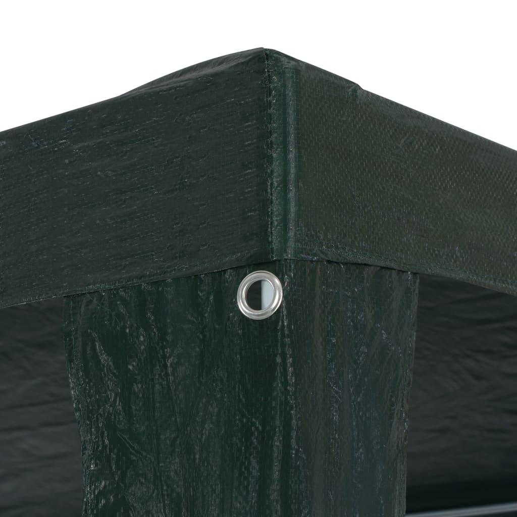 Party Tent Outdoor Gazebo Canopy PE Roof Sunshade Shelter Green 9.8ft x 19.6ft x 8.3ft F9801