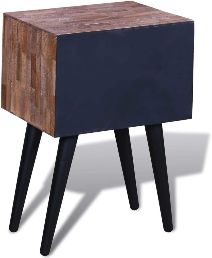 Side Cabinet with 2 Drawers Reclaimed Teak Wood V47403