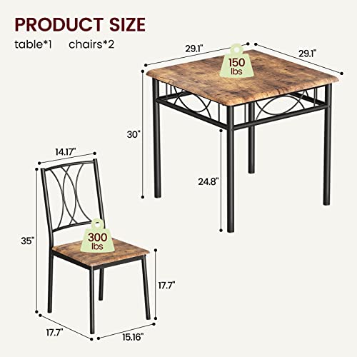 Dining Table Set for 4 with 4 Chairs G2070