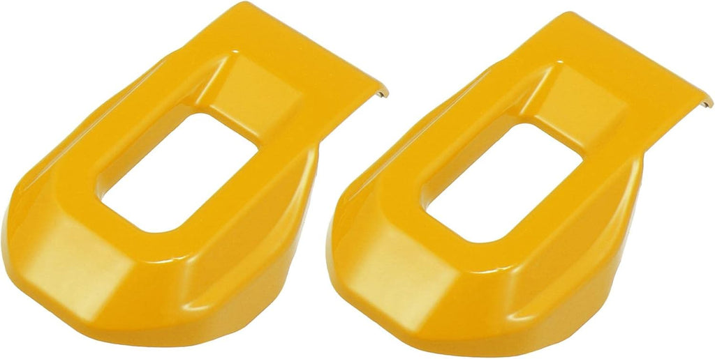 Yellow Hood Latch Lock Catch Brackets Cover for Jeep Wrangler JL JLU Gladiator JT Exterior Trim Accessories Pack of 2 E4520