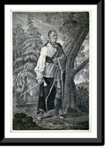 Framed Print Portrait of Mohawk Chief U26566