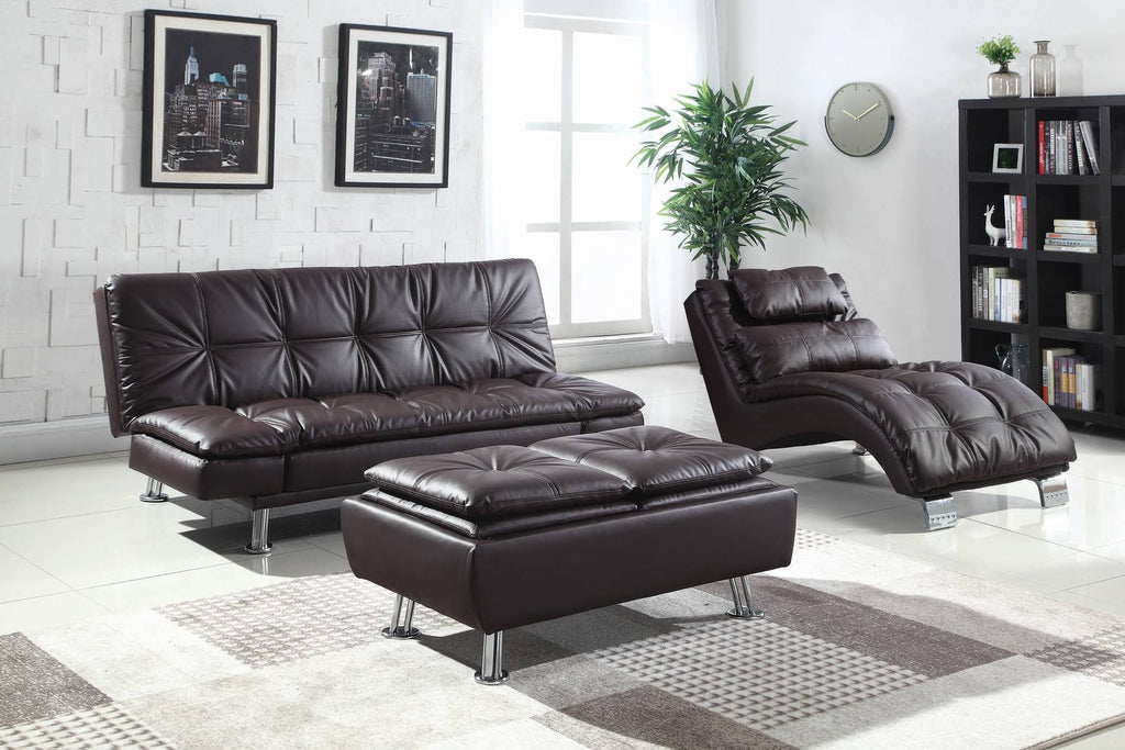 Brown Sofa Bed S9505