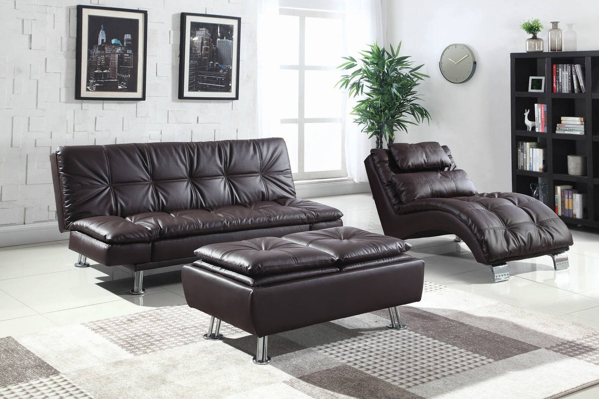 Brown Sofa Bed S9505