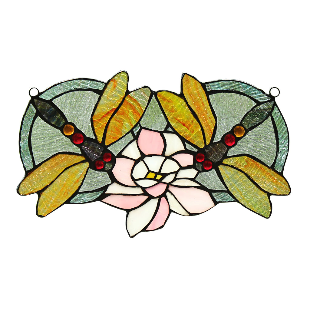 Tiffany-Glass Window Panel 13x22 B63642