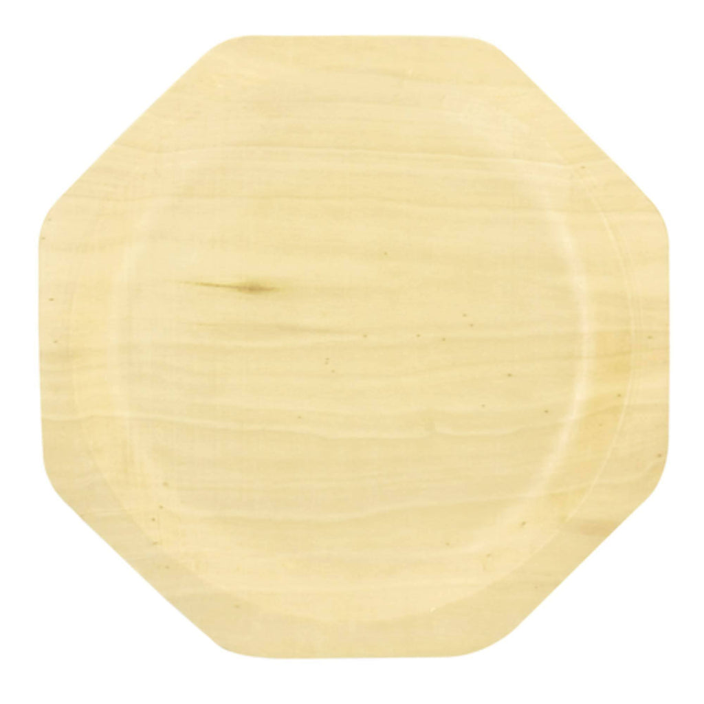 Octagonal Wooden Plate, 10, Case of 200 F74105