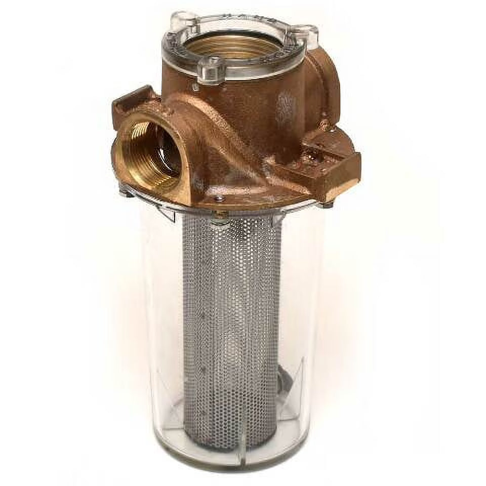 1 1/4 Inch Cast Bronze Boat Raw Water Strainer B64699