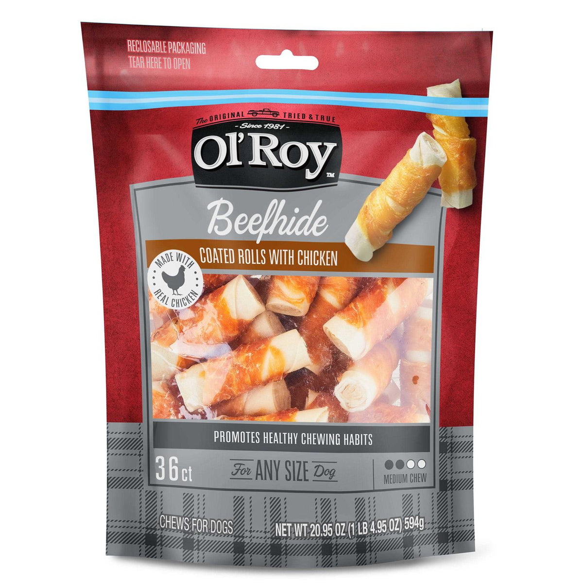 Beefhide Rolls with Chicken A390