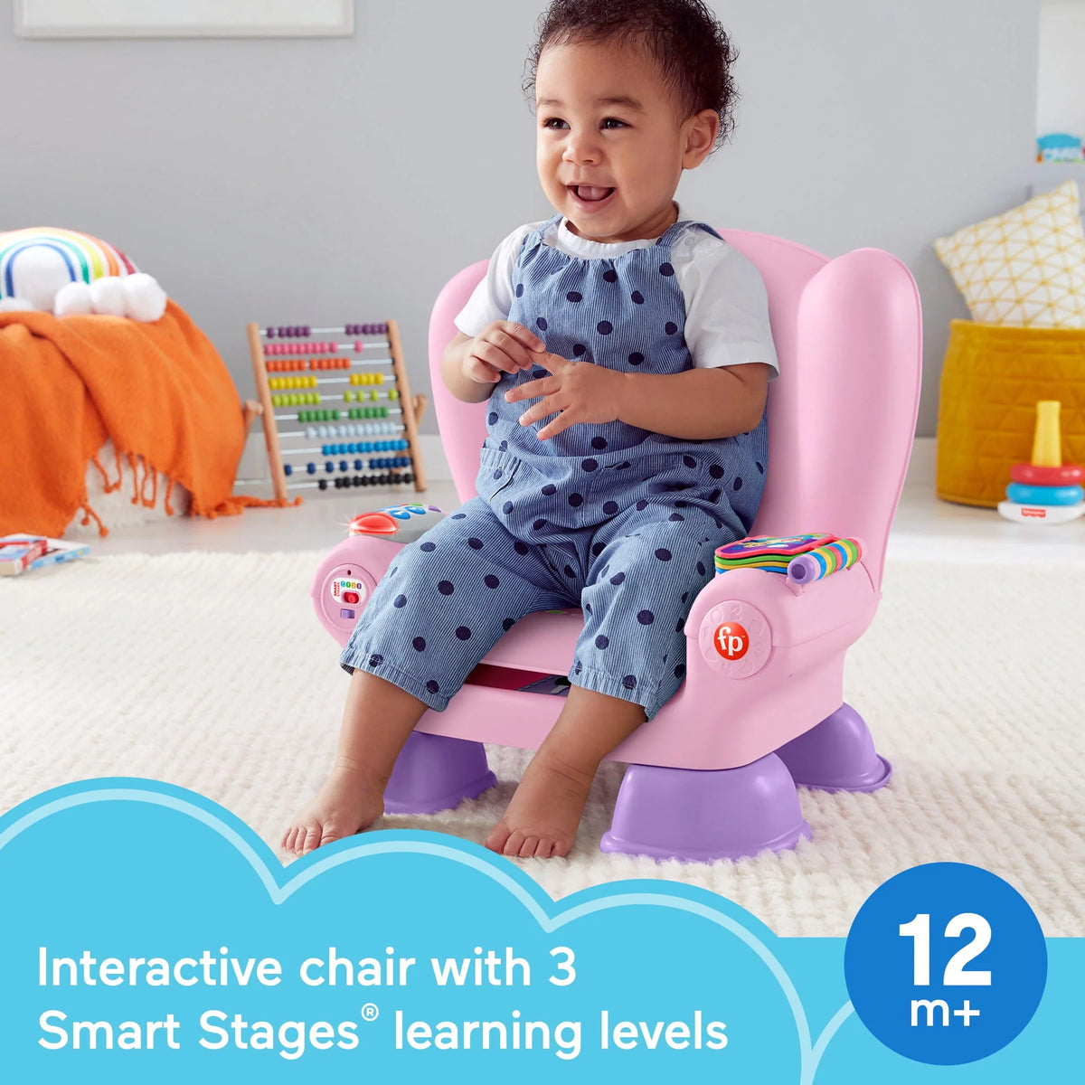 Electronic Learning Toy for Toddlers Pink B33620