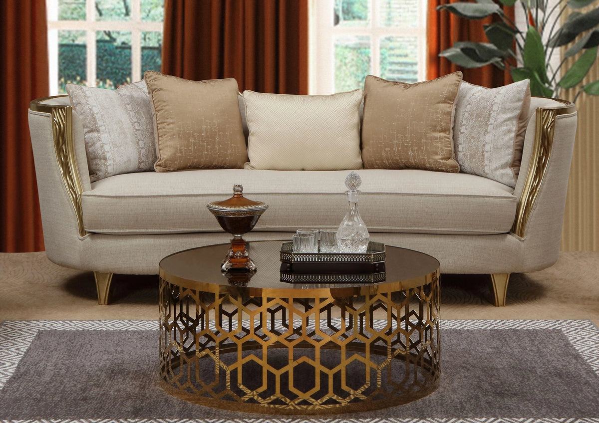 Beige Sofa Set 2Pcs K871551