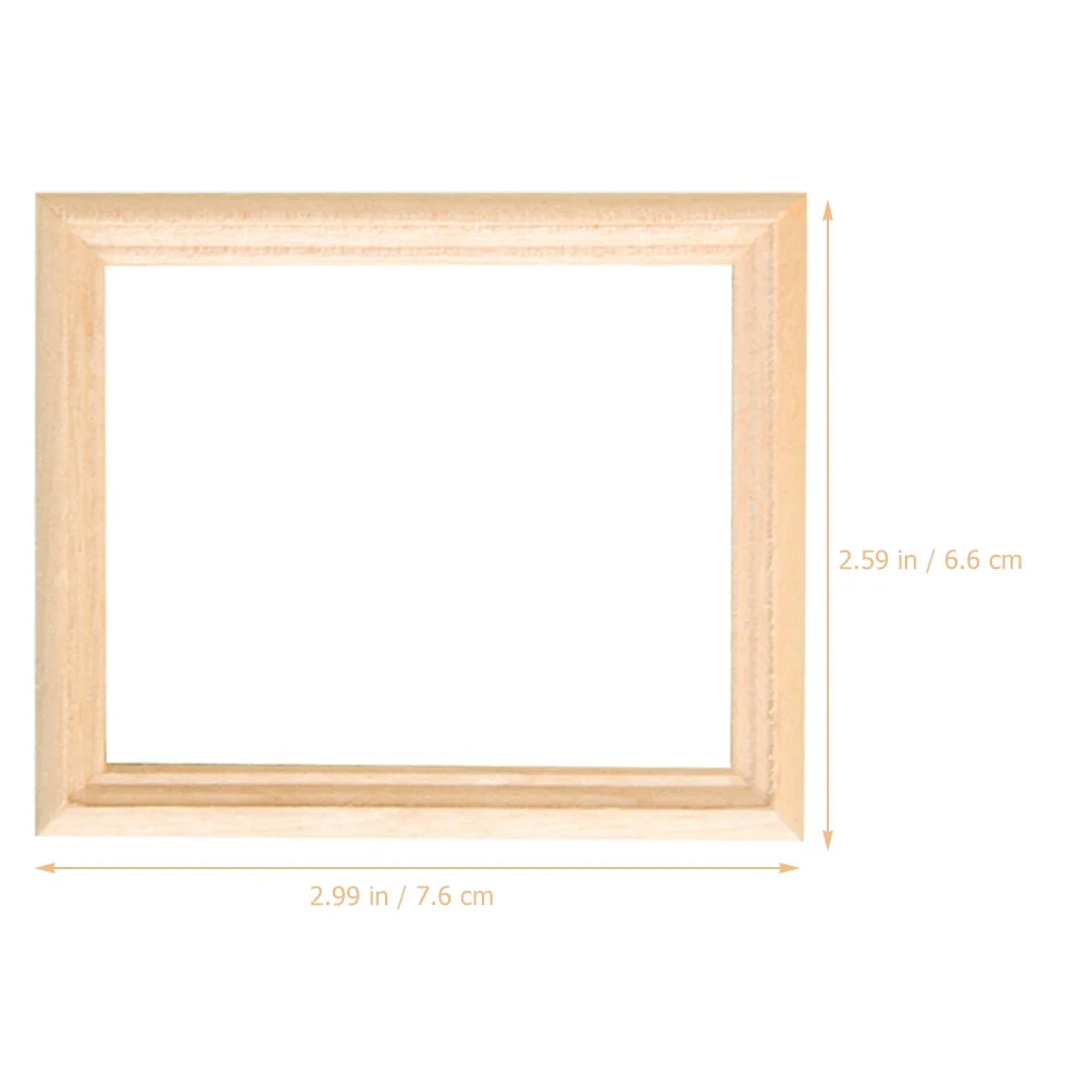 6 Pcs Wood Dollhouse Furniture Kit D3012