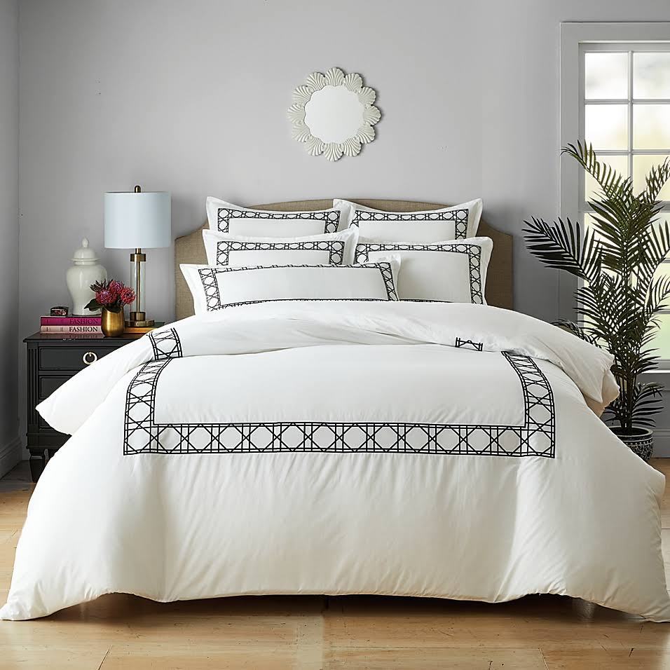 Black 3-Piece King Duvet Cover Set Q946870