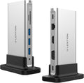 USB C Docking Station with 100W PD, 4K HDMI, VGA, Gigabit Ethernet, Card Reader, USB 3.0, Aux Adapter M78047