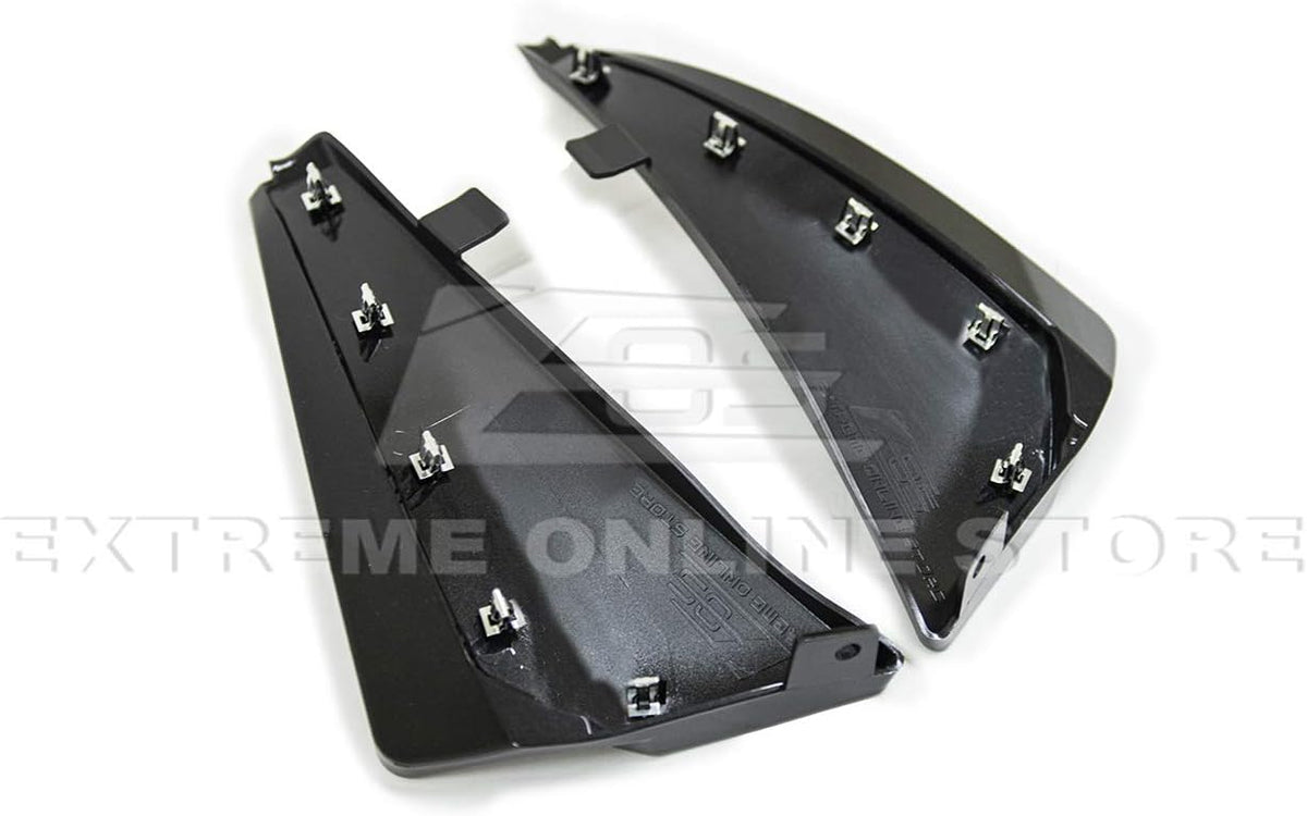 Carbon Flash Metallic Front & Rear Side Splash Guards Mud Flap Pair for Chevrolet Corvette C8 M192350