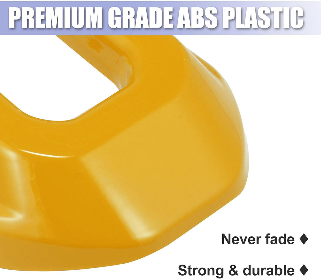 Yellow Hood Latch Lock Catch Brackets Cover for Jeep Wrangler JL JLU Gladiator JT Exterior Trim Accessories Pack of 2 E4520