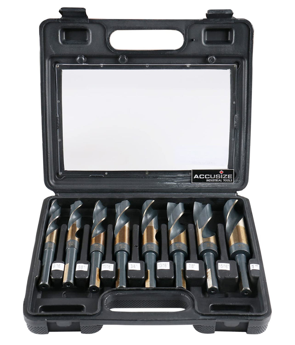 M35 Cobalt 1/2" Shank Drill Set of 8 Pieces H205