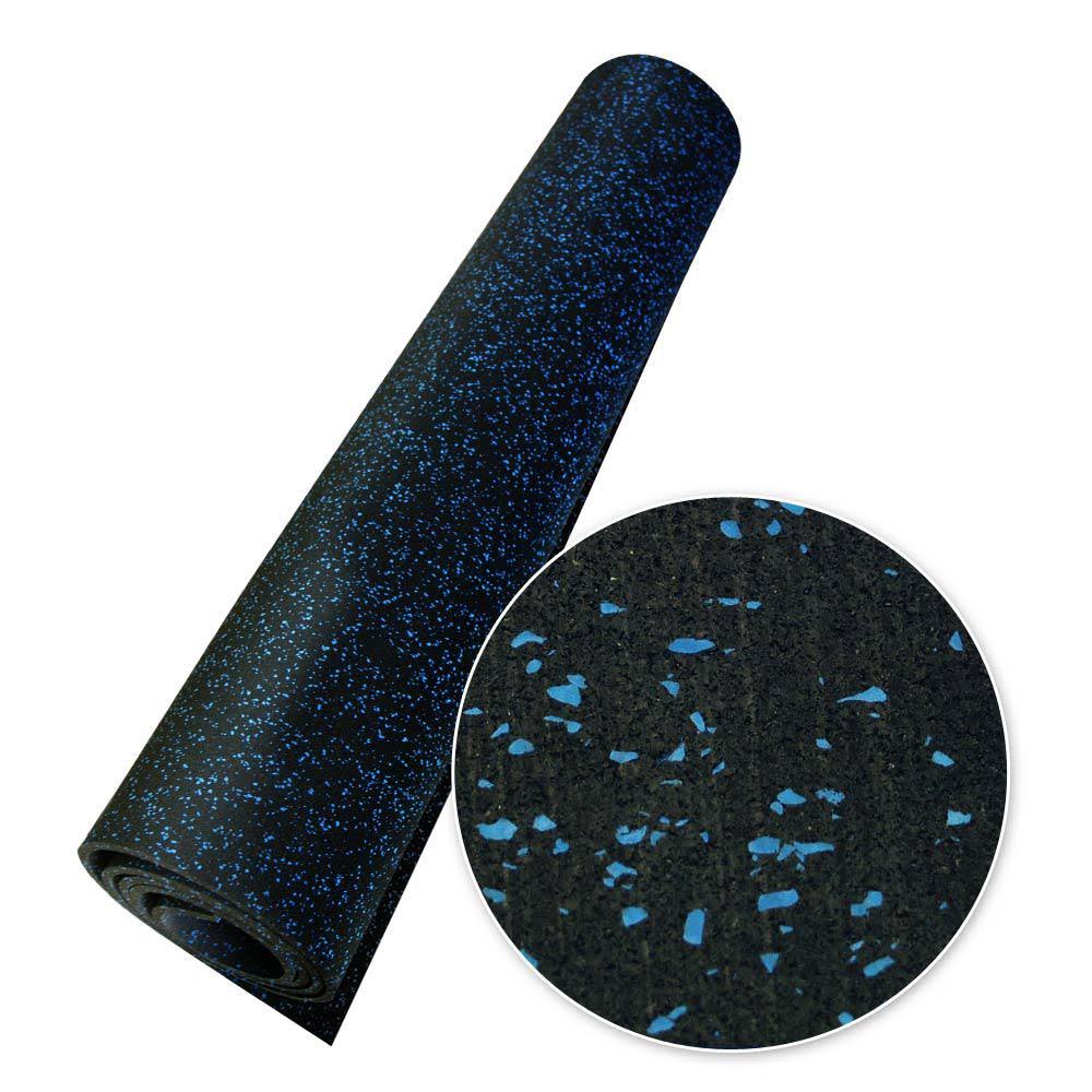 3/8 in. x 4 ft. x 5 ft. Blue Dot Rubber Flooring W83367