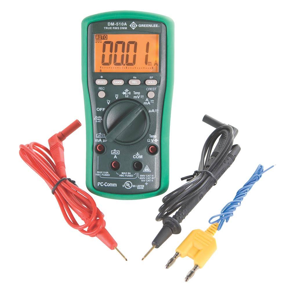 Digital Multimeter with Calibration, TRMS, AC/DC, Cap, Temp E875686