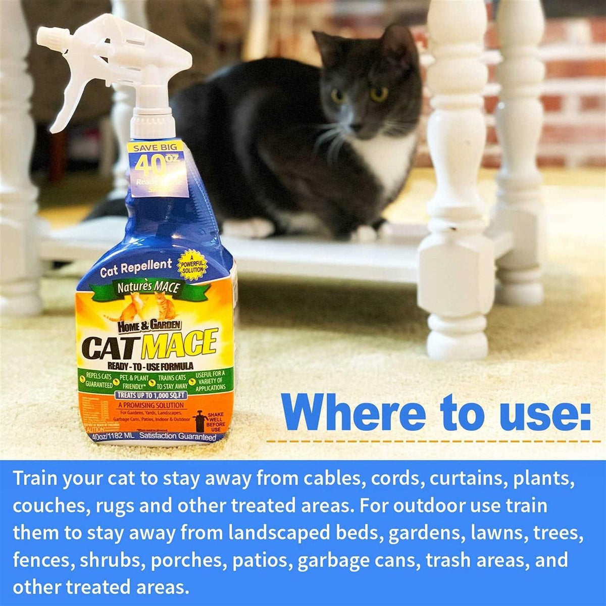 Cat Repellent Outdoor Spray Z2151