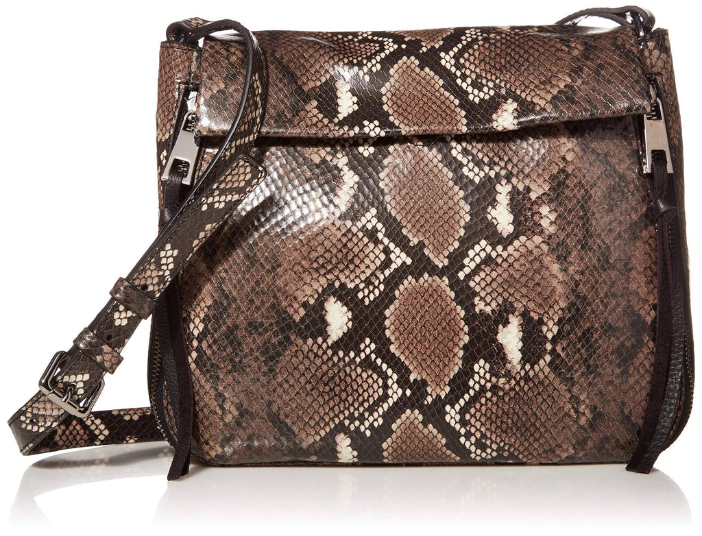 Taupe Python Large Crossbody Q274
