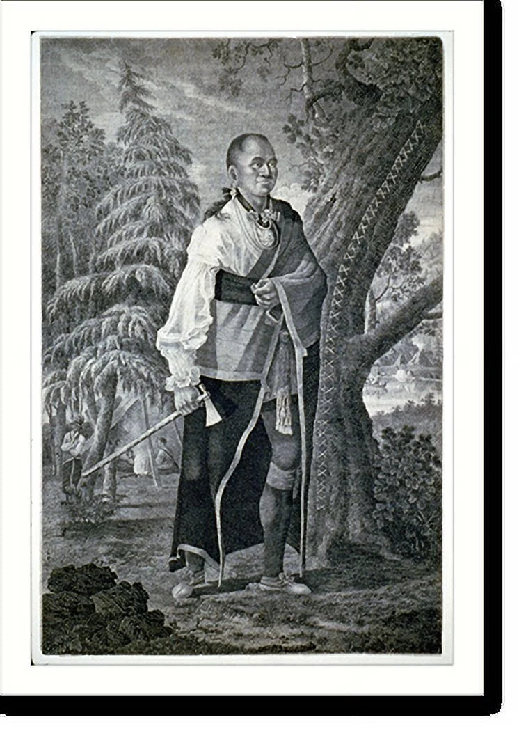 Framed Print Portrait of Mohawk Chief U26566