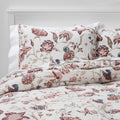 Full/Queen Floral Printed Comforter & Sham Set V77978