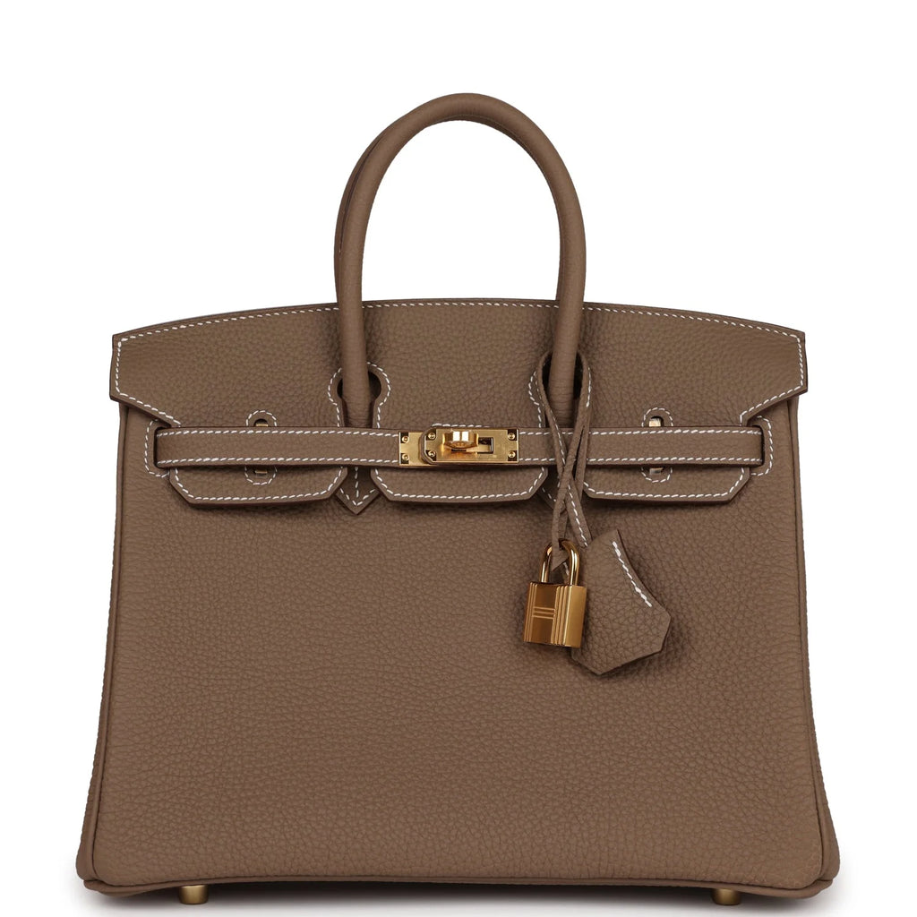 Birkin 25 Etoupe Togo Gold Hardware S7664