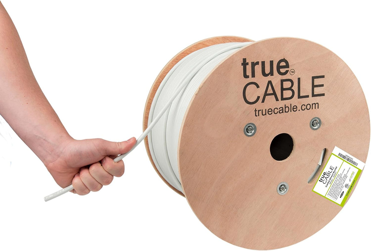 1000ft Black 23AWG Solid Bare Copper Bulk Ethernet Cable E353