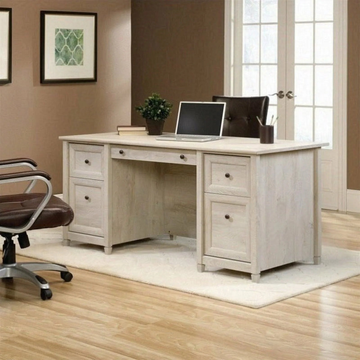 Executive Desk in Chalked Chestnut W861032