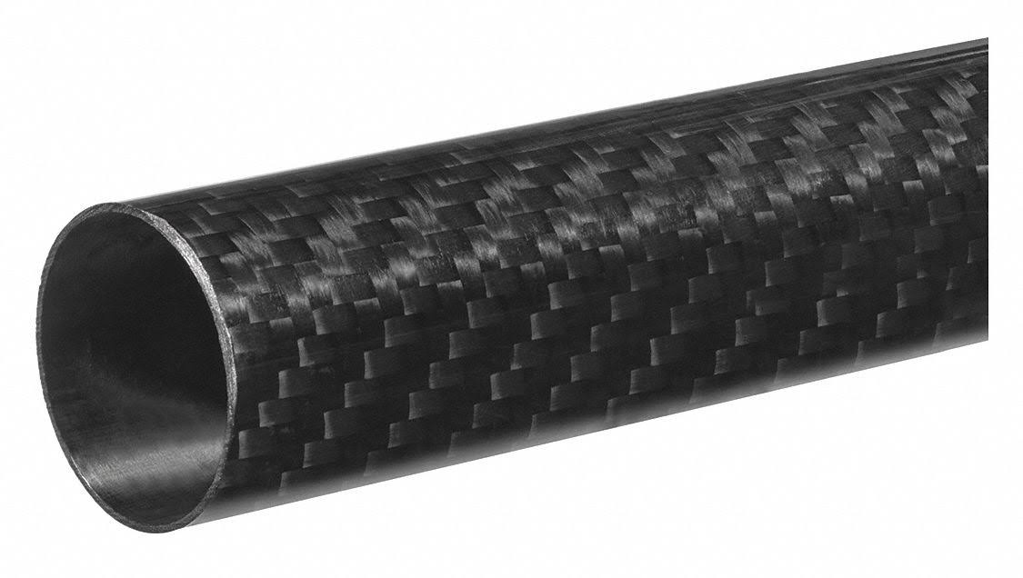 Carbon Fiber Tube Twill Weave 3/4x22 ID x 7/8x22 OD x 3 ft. Long W211394
