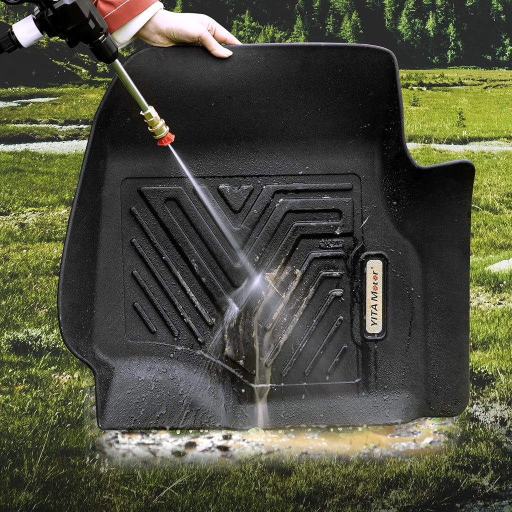 Black 2 Row Floor Liner Set U614