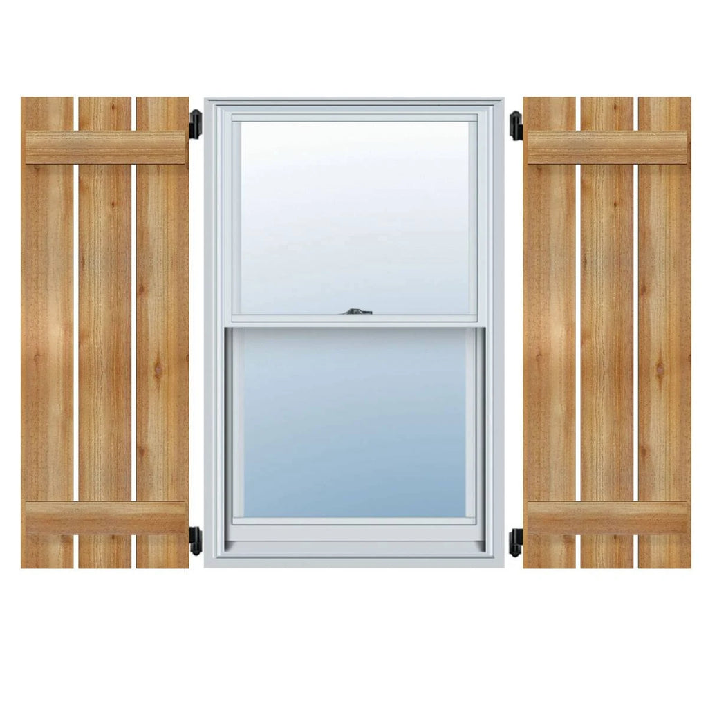 Rough Sawn Board-n-Batten Shutters X26836