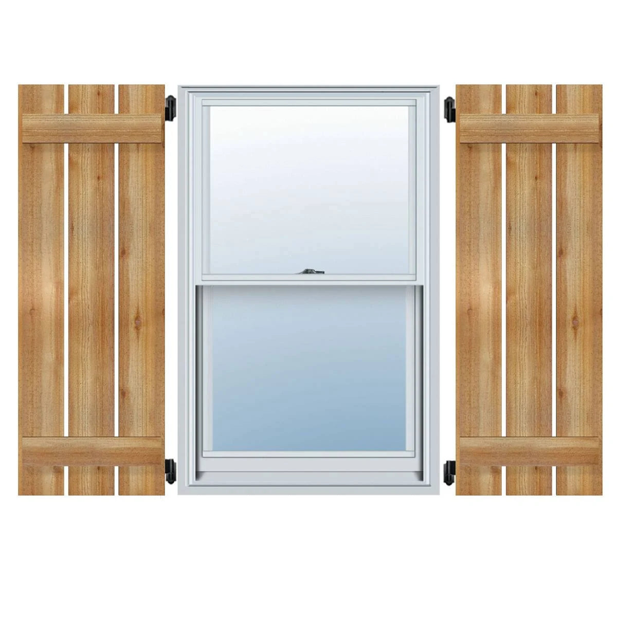 Rough Sawn Board-n-Batten Shutters X26836