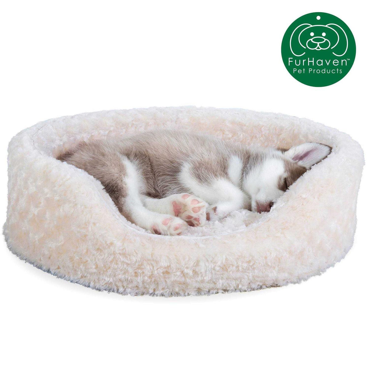 Oval Ultra Plush Pet Bed I2391