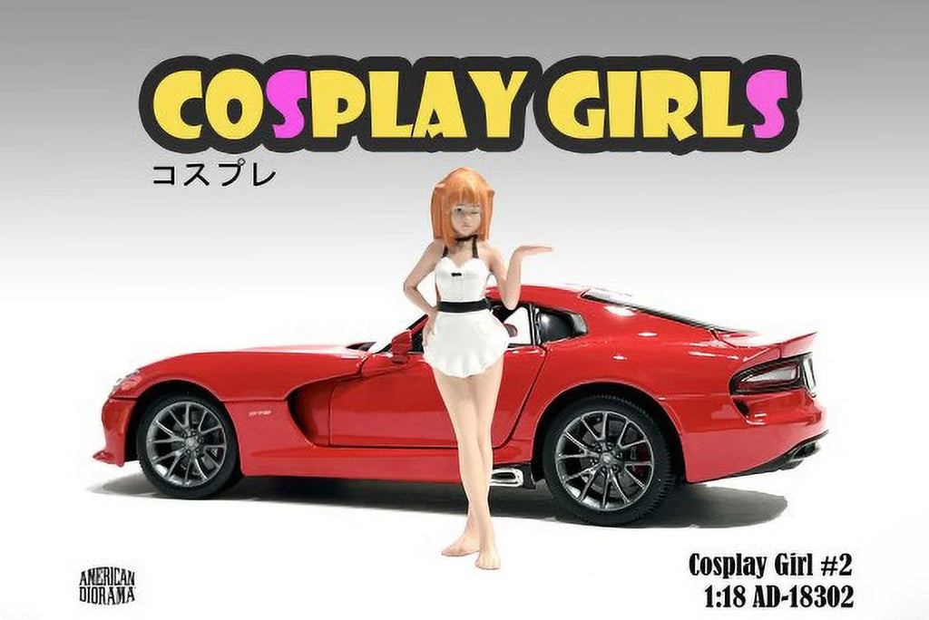 White 1/18 Scale Figurine A884092