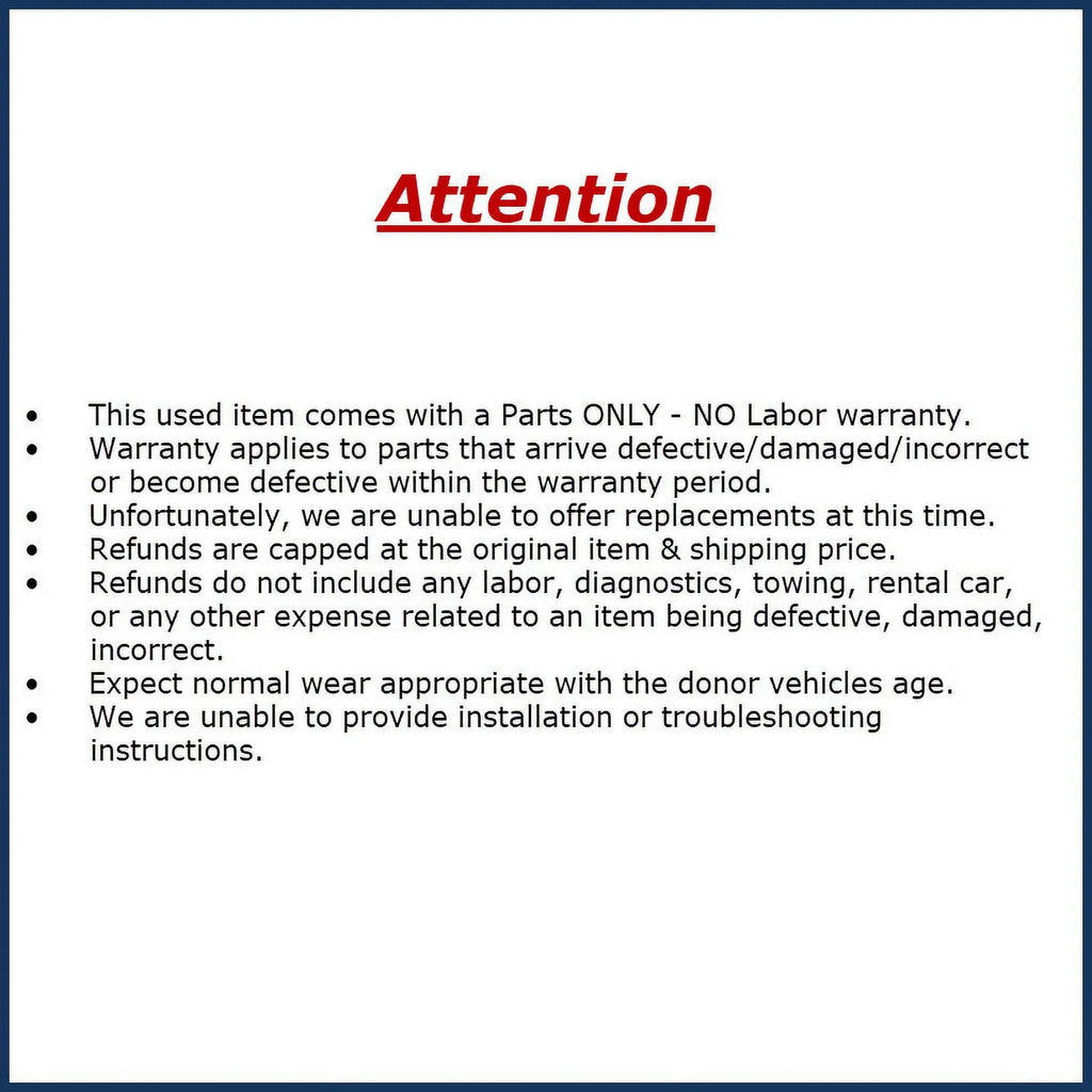 Rear View Interior Mirror OEM Z25787