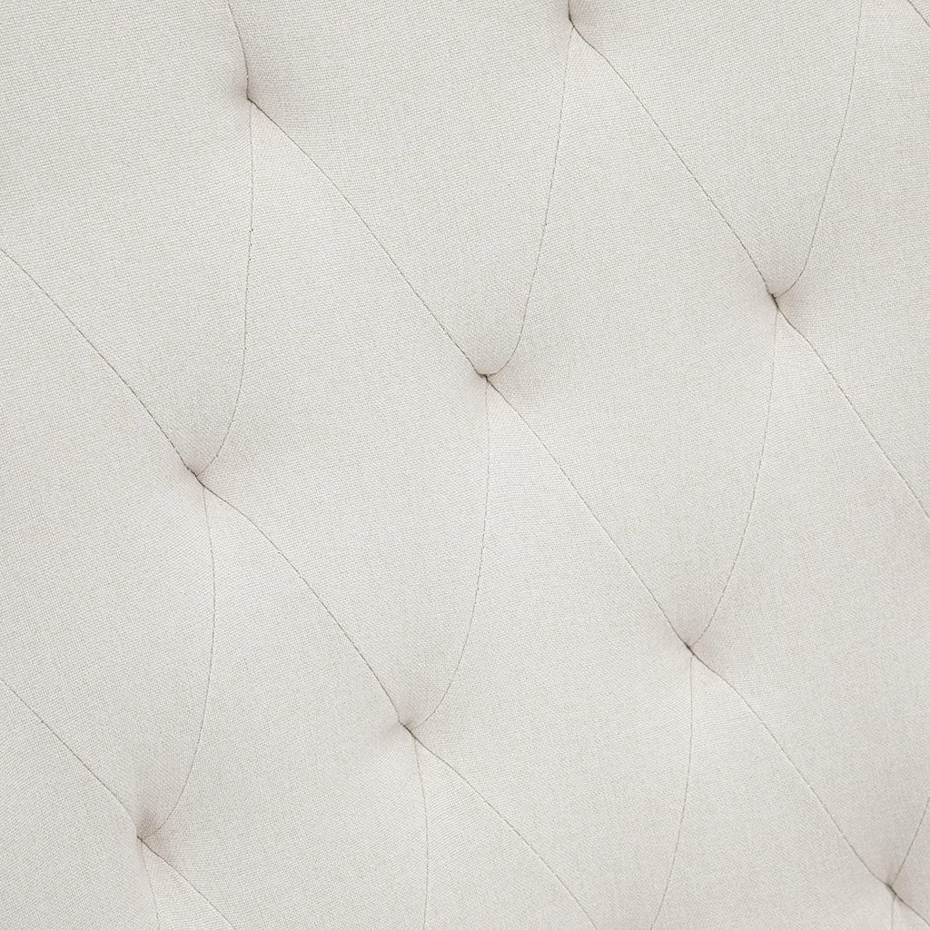 Cream White Fabric Rocking Chair A488712