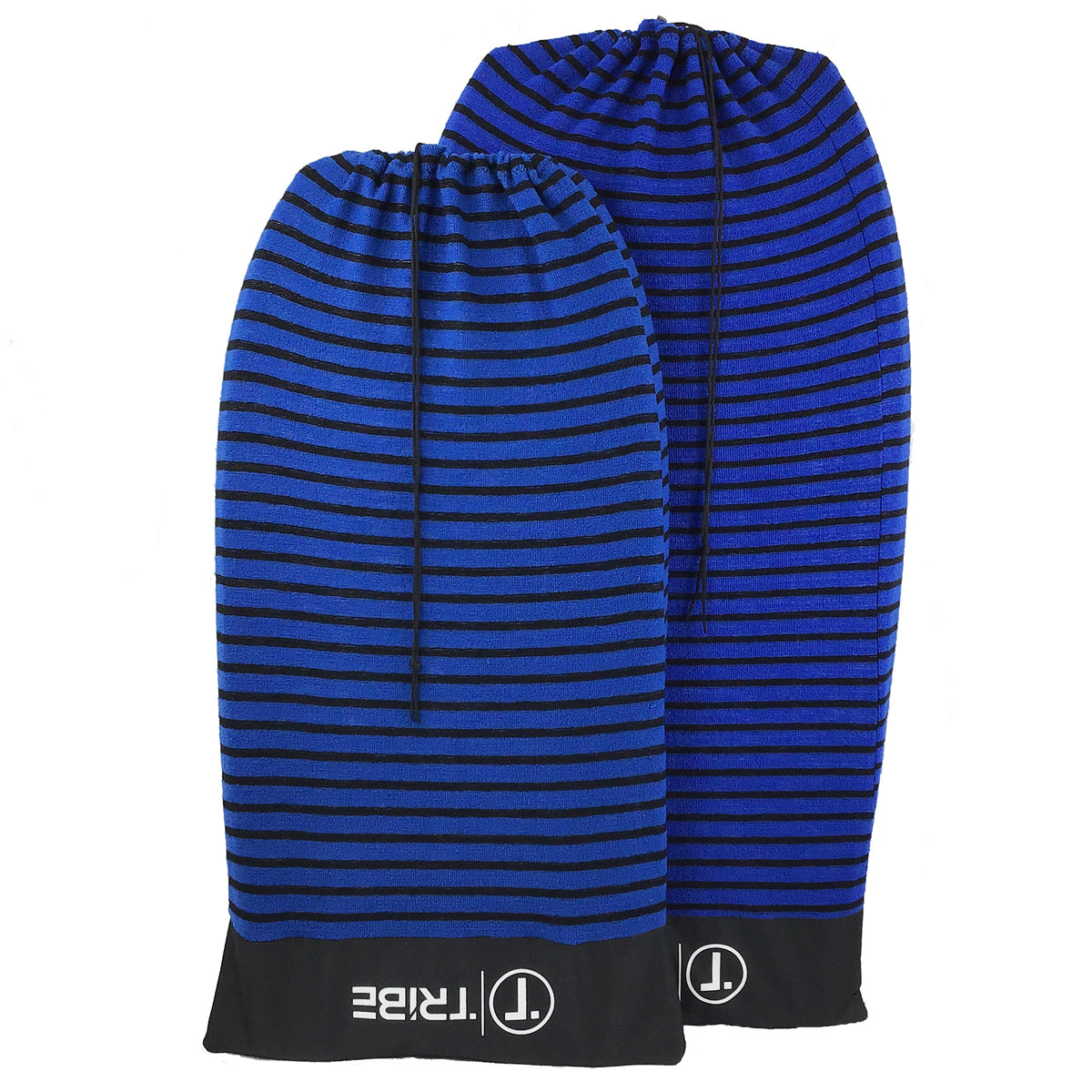 Black & Blue Stripe Stretchy Bodyboard Sock Cover O32144