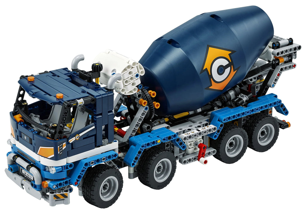 Concrete Mixer Truck Building Set Q9006