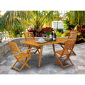 5-piece Wood Outdoor Dining Set A5444