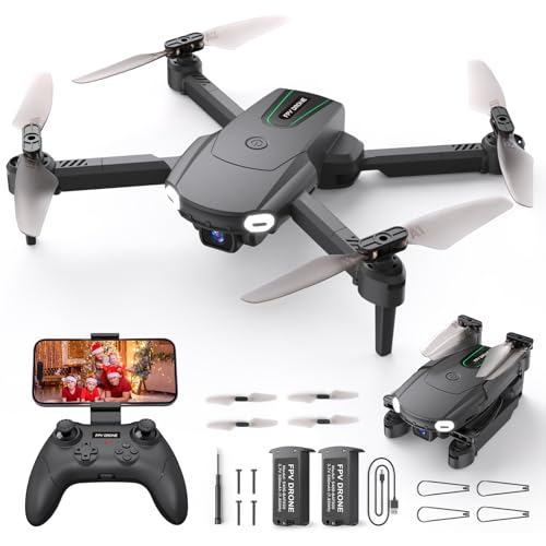Mini Drone with Camera 1080P HD FPV RC Black S80915