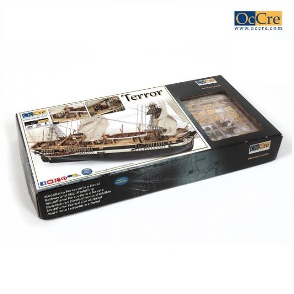 HMS Terror 1:75 Scale Model Ship Kit D6504